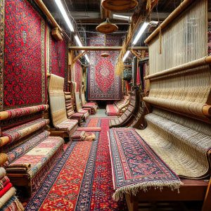 نقش زنان در صنعت فرش‌بافی ایران